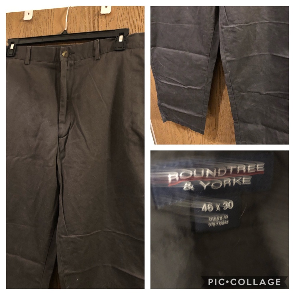 Roundtree and Yorke Men’s Chinos Grey/brown